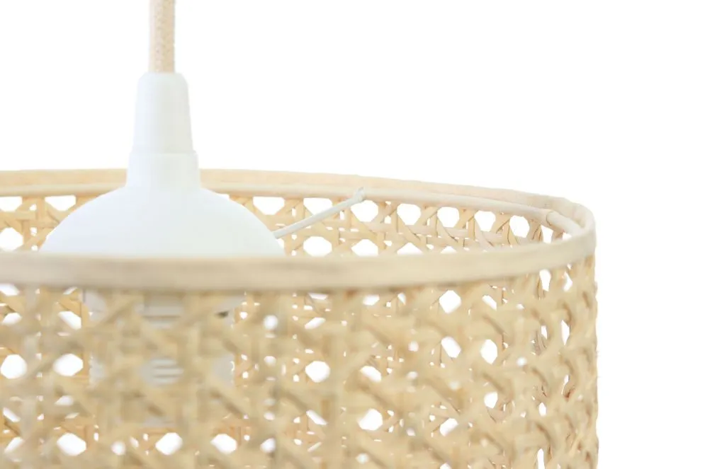 Lampa wisząca BOHO SLIM rattan naturalny minimalistyczna ręcznie robiona | MIRAT.