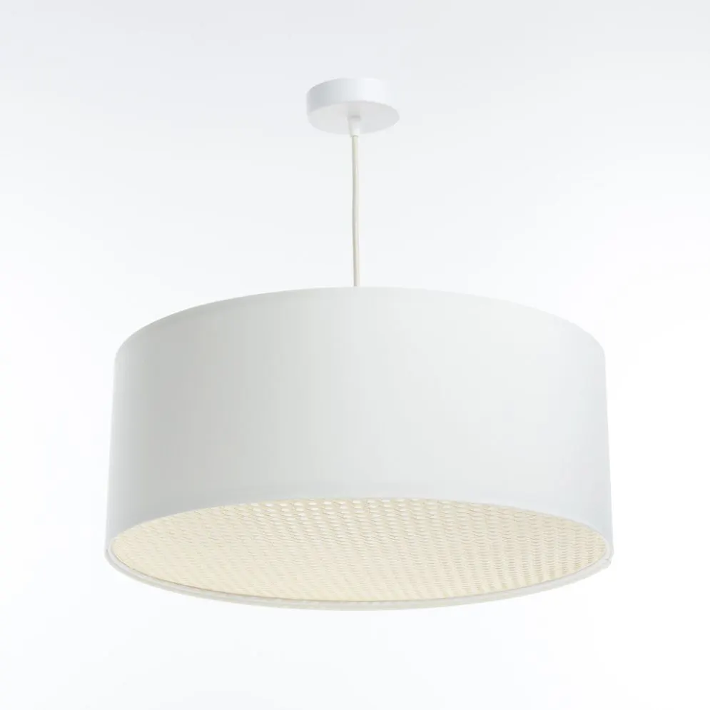 Lampa wisząca MODERN RATTAN 40 kremowa w stylu boho I sklep meblowy MIRAT.