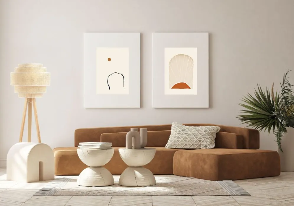 Lampa stojąca BOHO V rattan naturalny w stylu natural | MIRAT. w stylu  kolekcja