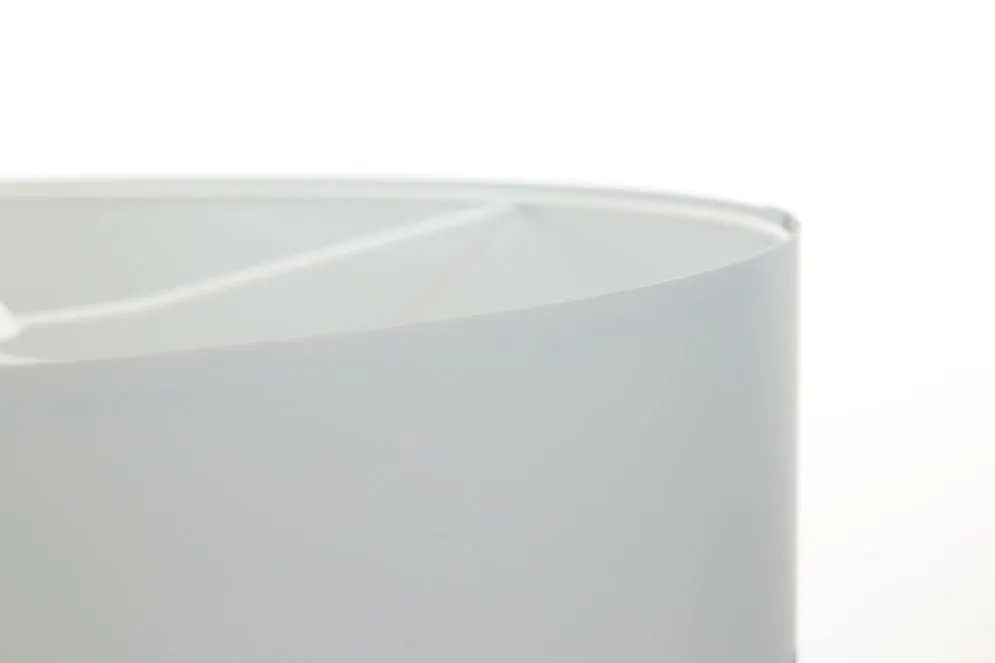 Lampa wisząca SIMPLY GLAMOUR 30 biała w kształcie walca | MIRAT. w stylu  kolekcja