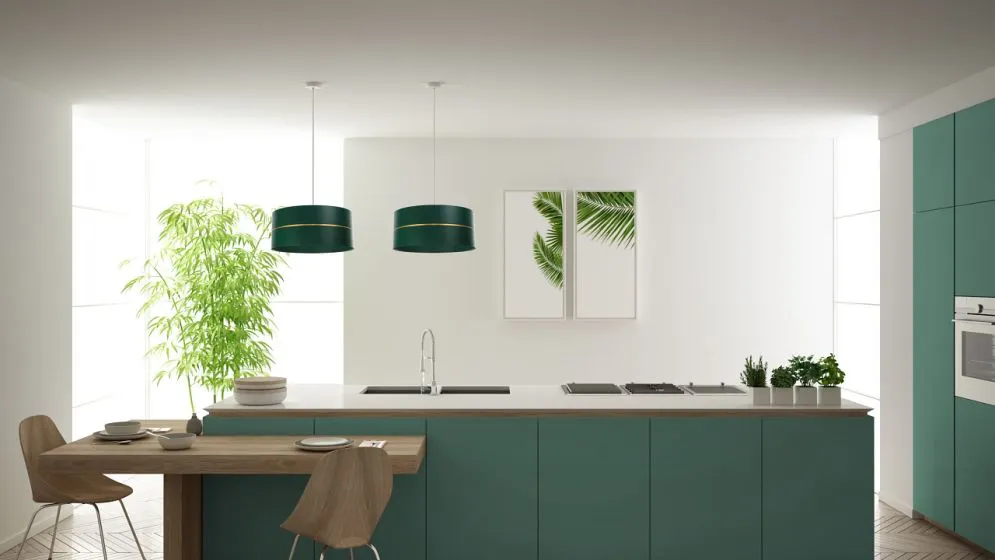 Lampa wisząca SIMPLY GLAMOUR 50 zielona nad stół do jadalni | MIRAT. w stylu  kolekcja