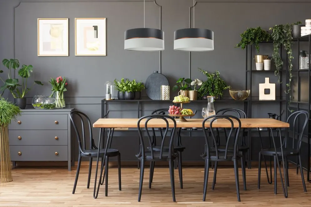 Lampa wisząca SIMPLY GLAMOUR 30 jasnoszara/ciemnoszara w stylu glamour | MIRAT. w stylu  kolekcja