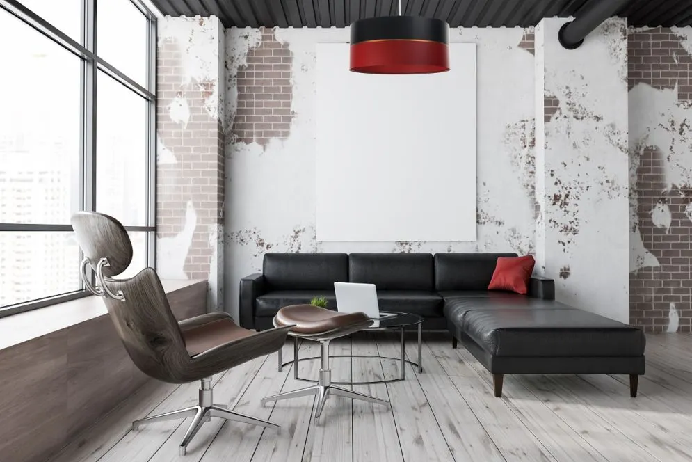 Lampa wisząca SIMPLY GLAMOUR 50 czerwona/czarna do jadalni | MIRAT.