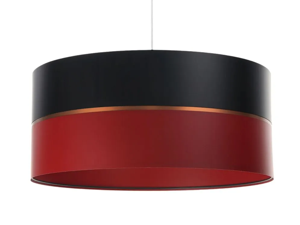 Lampa wisząca SIMPLY GLAMOUR 50 czerwona/czarna do jadalni | MIRAT.