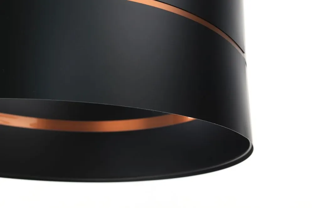 Lampa wisząca SIMPLY GLAMOUR 50 czarna do salonu | MIRAT.