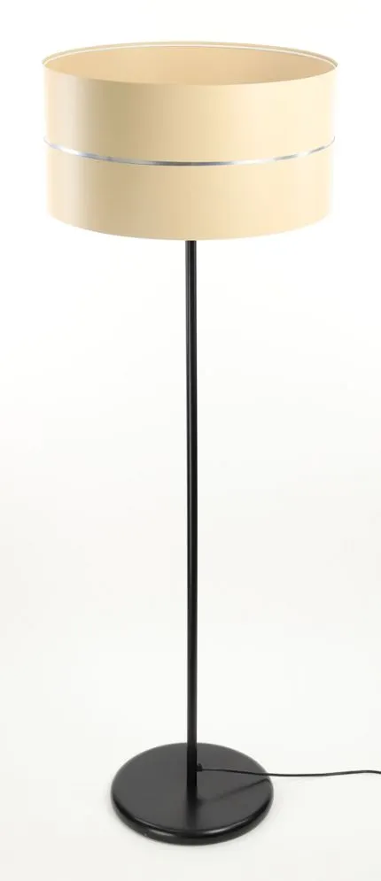 Lampa stojąca SIMPLY GLAMOUR kremowa na jednej nodze | MIRAT.