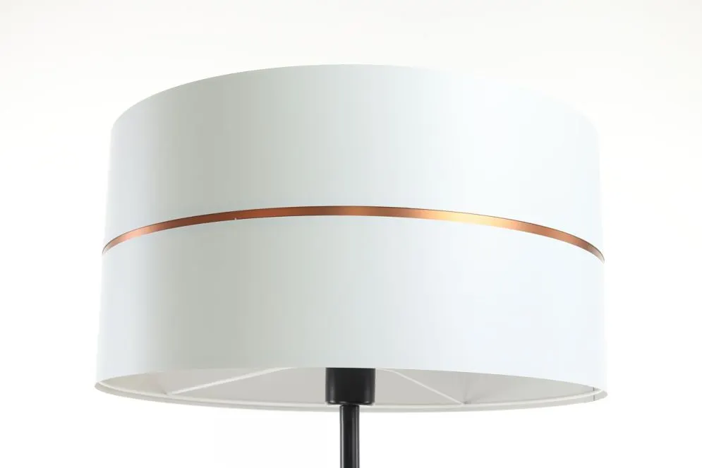 Lampa stojąca SIMPLY GLAMOUR biała w stylu glamour | MIRAT.