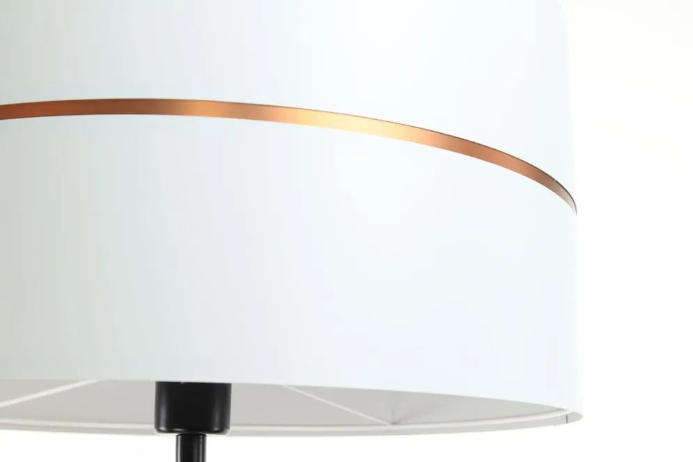 Lampa stojąca SIMPLY GLAMOUR biała w stylu glamour | MIRAT.