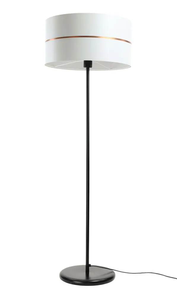 Lampa stojąca SIMPLY GLAMOUR biała w stylu glamour | MIRAT.