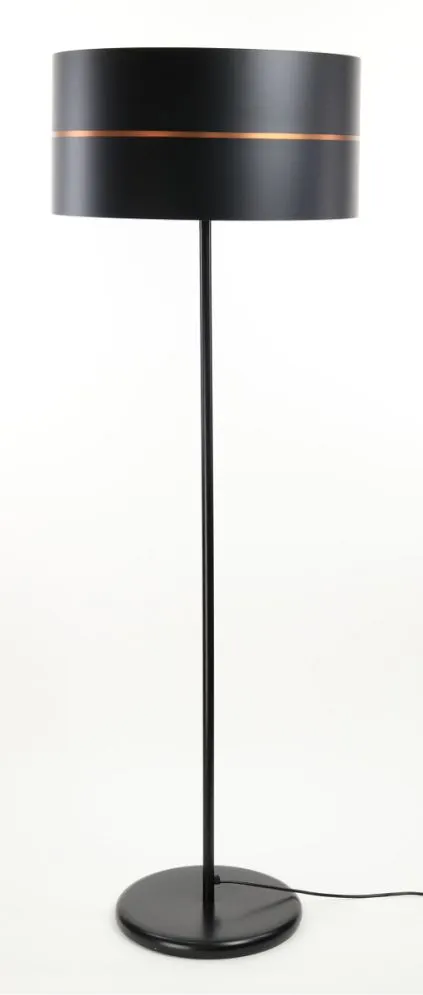 Lampa stojąca SIMPLY GLAMOUR czarna na 1 żarówkę | MIRAT.