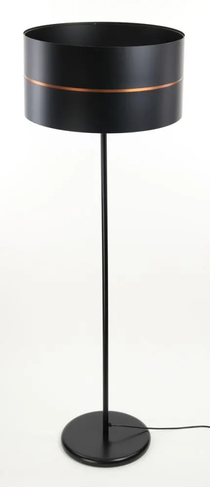 Lampa stojąca SIMPLY GLAMOUR czarna na 1 żarówkę | MIRAT.