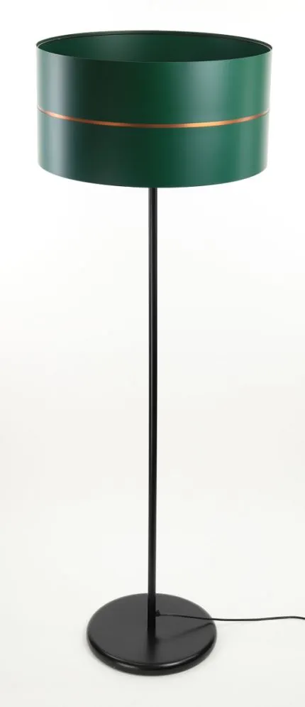 Lampa stojąca SIMPLY GLAMOUR zielona podłogowa do pokoju | MIRAT.