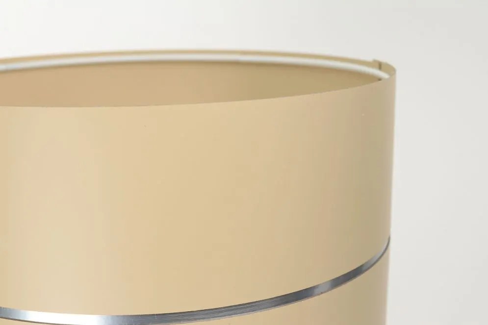 Lampa stołowa SIMPLY GLAMOUR kremowa na metalowej nodze | MIRAT.