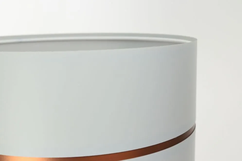 Lampa stołowa SIMPLY GLAMOUR biała w stylu glamour | MIRAT.