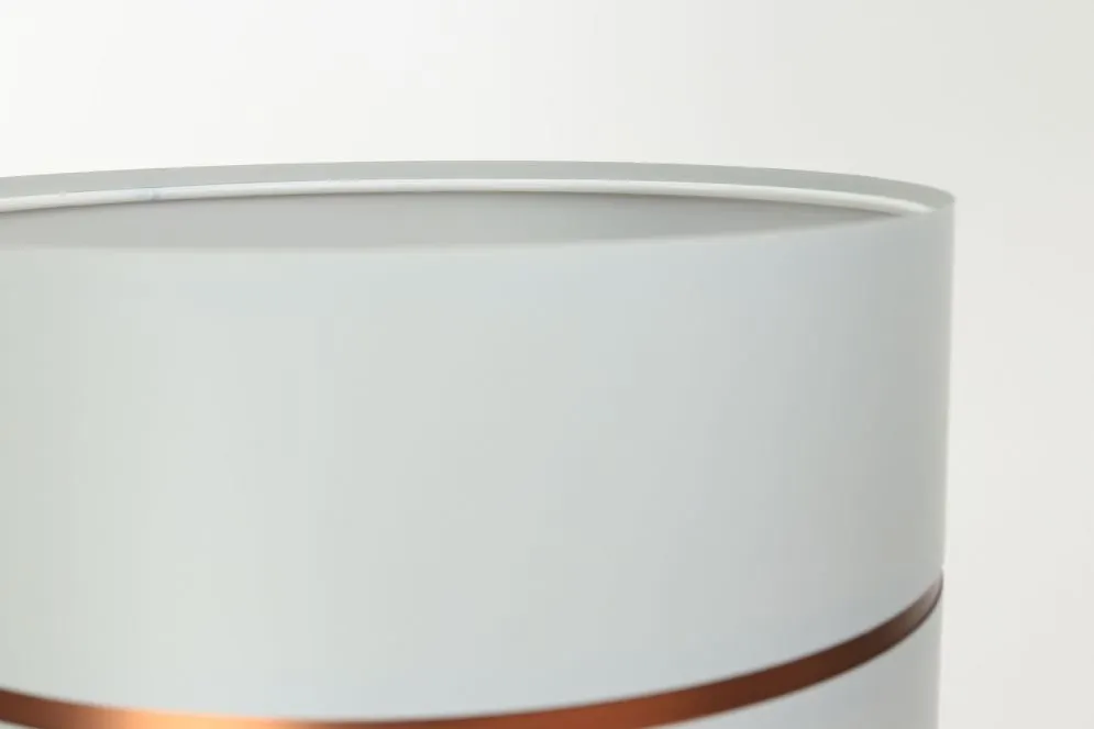 Lampa stołowa SIMPLY GLAMOUR biała w stylu glamour | MIRAT.