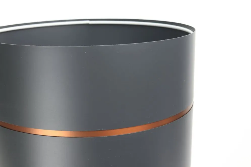 Lampa stołowa SIMPLY GLAMOUR grafitowa do sypialni | MIRAT.