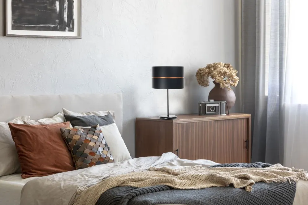 Lampa stołowa SIMPLY GLAMOUR czarny w stylu glamour | MIRAT.