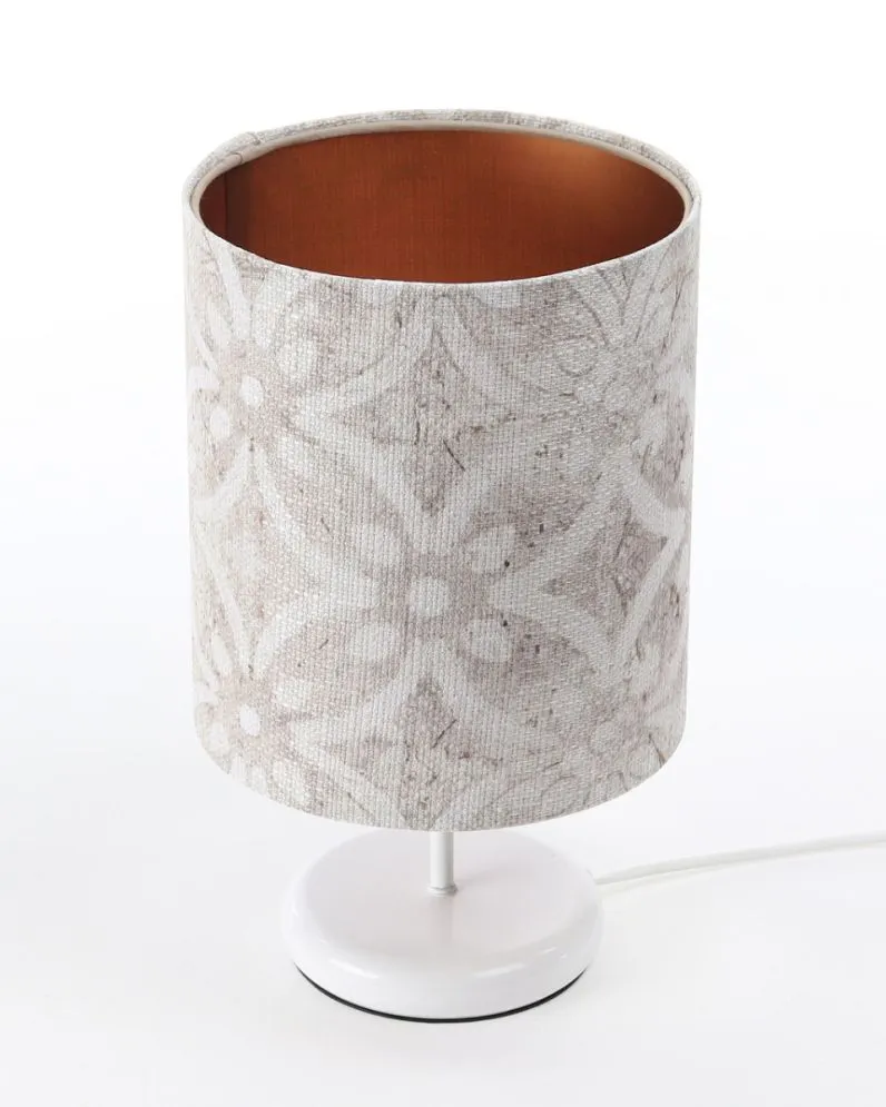 Lampa stołowa MIX-C-W 03 wielokolorowa/miedziana z włącznikiem nożnym | MIRAT. w stylu kolekcja