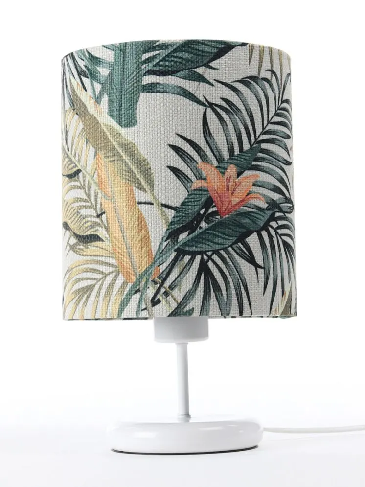 Lampa stołowa PALM-C-W zielona z włącznikiem nożnym | MIRAT. w stylu  kolekcja