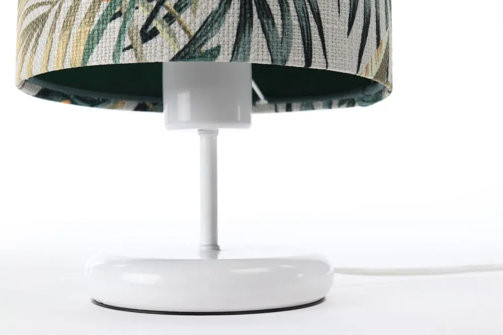 Lampa stołowa PALM-C-W zielona z włącznikiem nożnym | MIRAT. w stylu  kolekcja