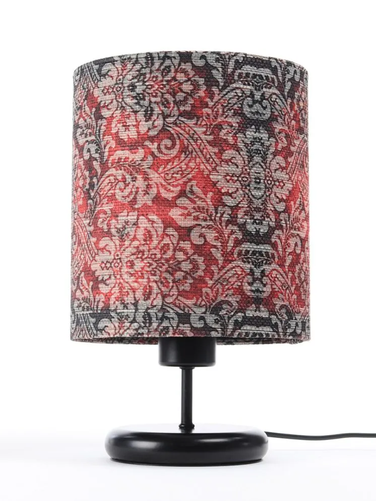 Lampa stołowa RETRO-C czerwona/czarna polskiej produkcji | MIRAT. w stylu  kolekcja