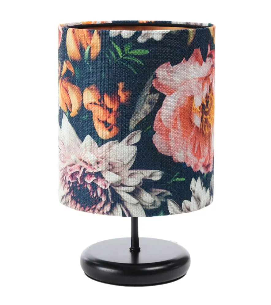 Lampa stołowa FLORAL-C wielokolorowa/miedziana mała do sypialni | MIRAT. w stylu kolekcja