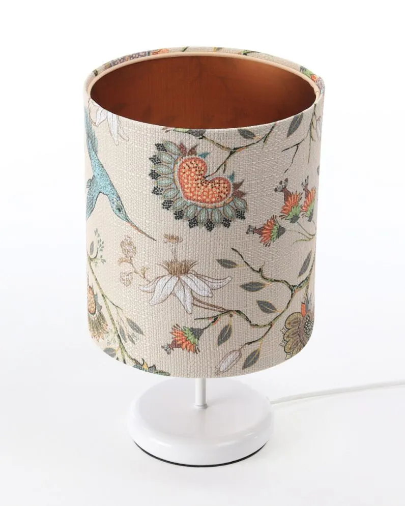 Lampa stołowa ORIENT-C-W wielokolorowa/miedziana mała do sypialni | MIRAT. w stylu kolekcja