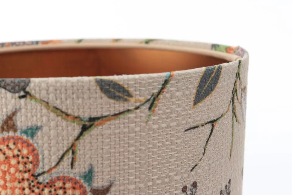 Lampa stołowa ORIENT-C-W wielokolorowa/miedziana mała do sypialni | MIRAT. w stylu kolekcja