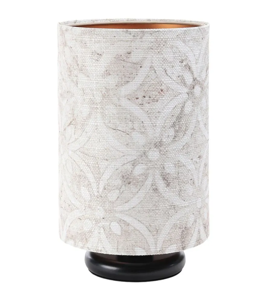 Lampa stołowa MIX-D-B 03 wielokolorowa/miedziana ręcznie robiony abażur | MIRAT. w stylu kolekcja