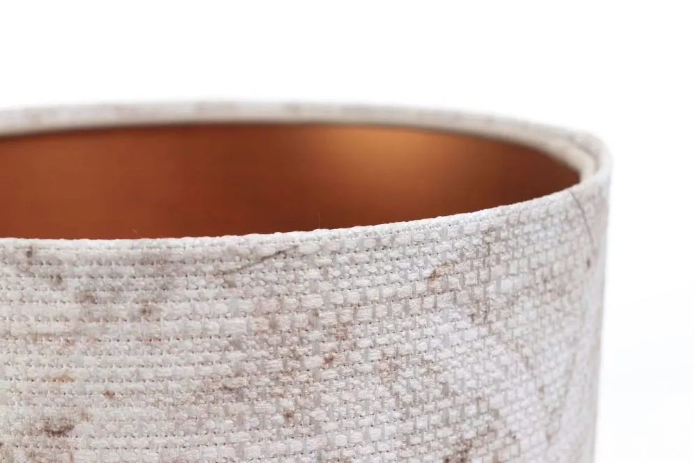 Lampa stołowa MIX-D-W 03 wielokolorowa/miedziana na białej podstawie | MIRAT. w stylu  kolekcja