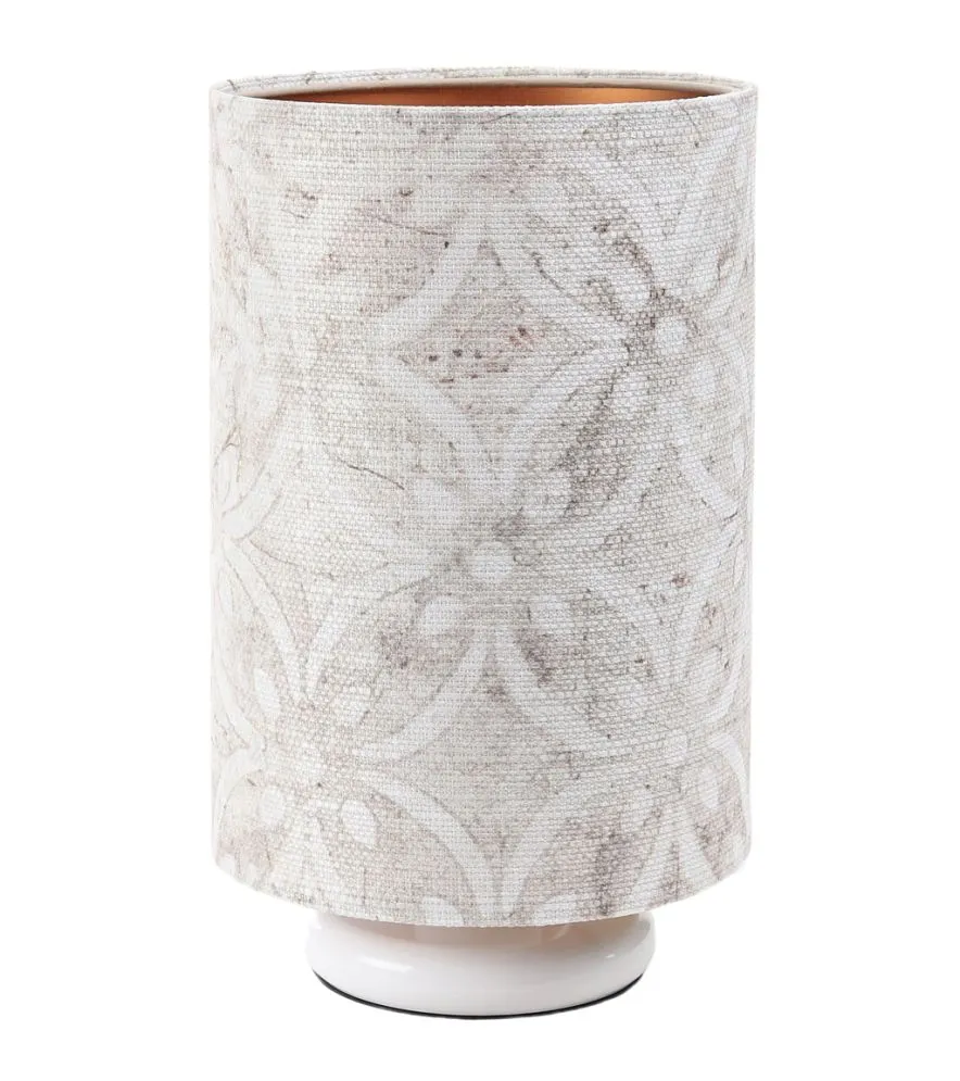 Lampa stołowa MIX-D-W 03 wielokolorowa/miedziana na białej podstawie | MIRAT. w stylu  kolekcja