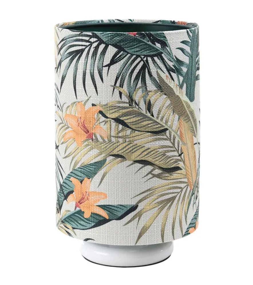 Lampa stołowa PALM-D-W zielona z włącznikiem nożnym | MIRAT. w stylu kolekcja