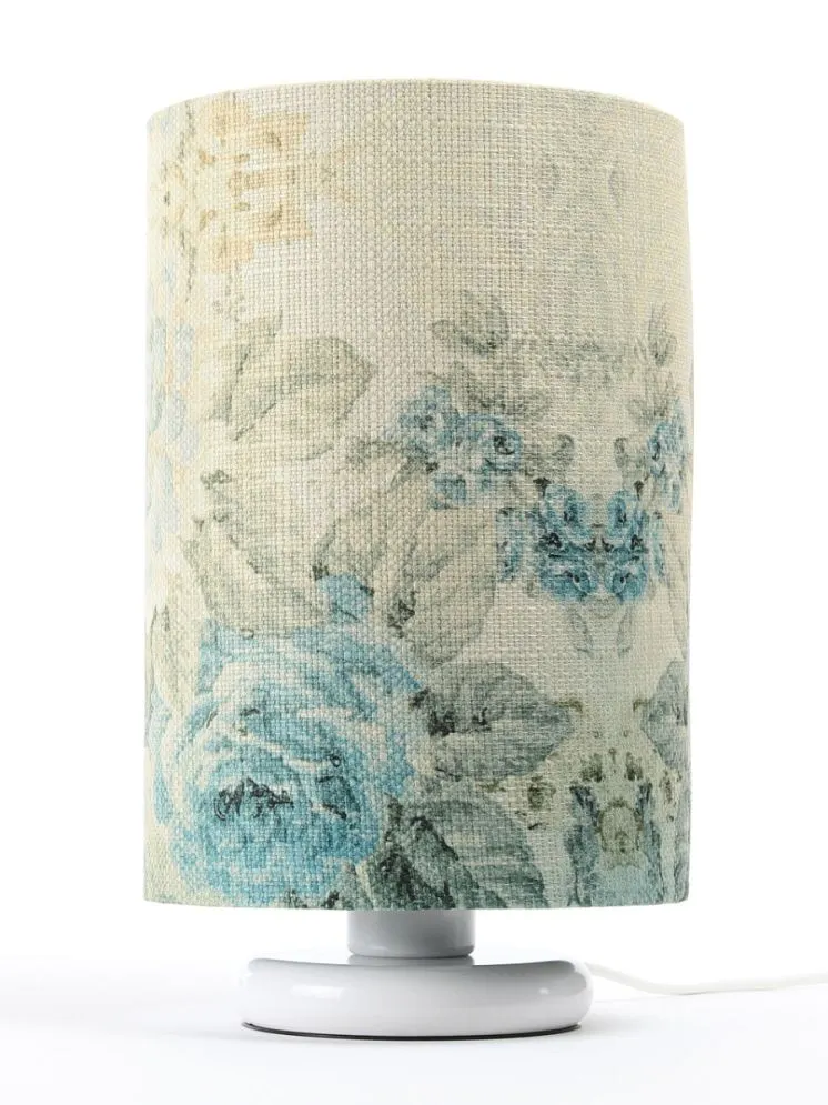 Lampa stołowa BLUEROSE-D-W wielokolorowa/zielona na metalowej podstawie | MIRAT. w stylu  kolekcja