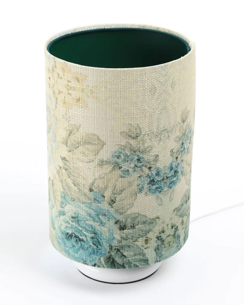 Lampa stołowa BLUEROSE-D-W wielokolorowa/zielona na metalowej podstawie | MIRAT. w stylu  kolekcja