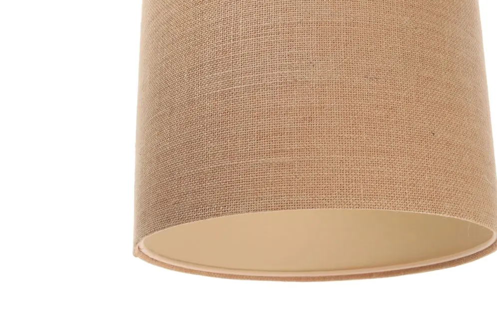 Lampa wisząca BOHO JUTA TUBA 50 beżowa nad stół minimalistyczna | MIRAT.