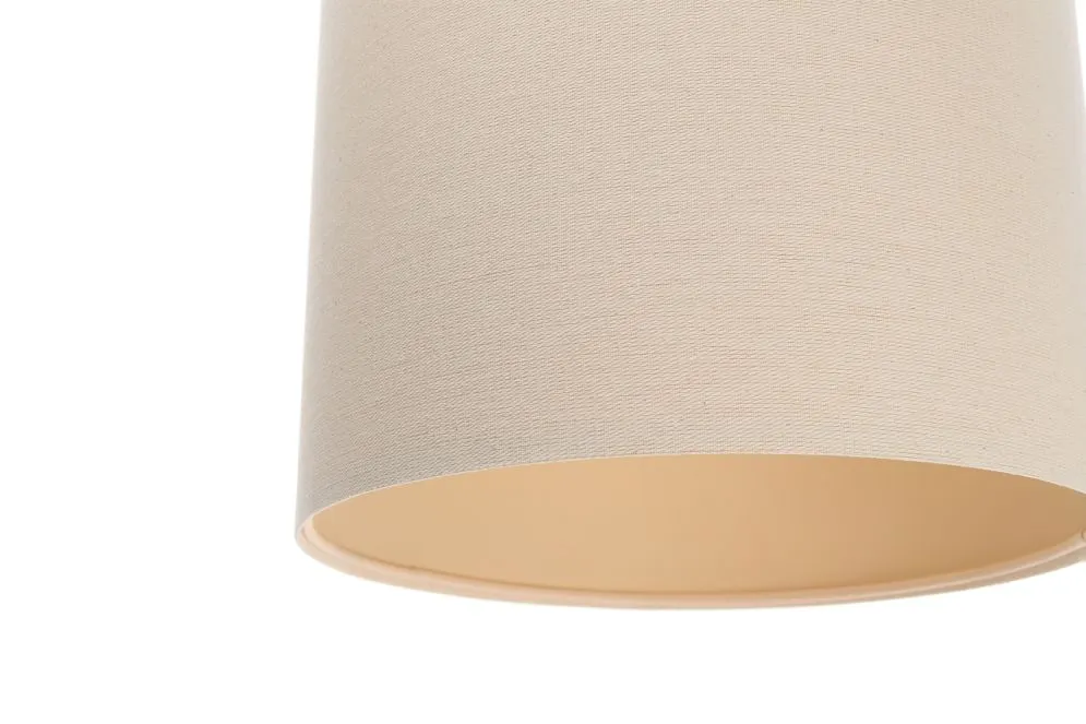 Lampa wisząca BOHO LEN TUBA 40 kremowa nad stół w stylu boho | MIRAT.