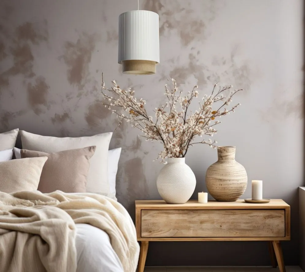 Lampa wisząca DUO LAMI LINE 25 biała/jutowa w stylu boho I sklep meblowy MIRAT.