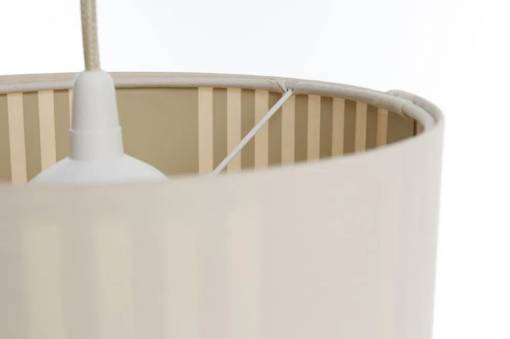 Lampa wisząca DUO LAMI LINE 25 kremowa/beżowa do salonu I sklep meblowy MIRAT.