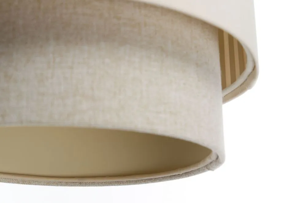 Lampa wisząca DUO LAMI LINE 25 kremowa/beżowa do salonu I sklep meblowy MIRAT.