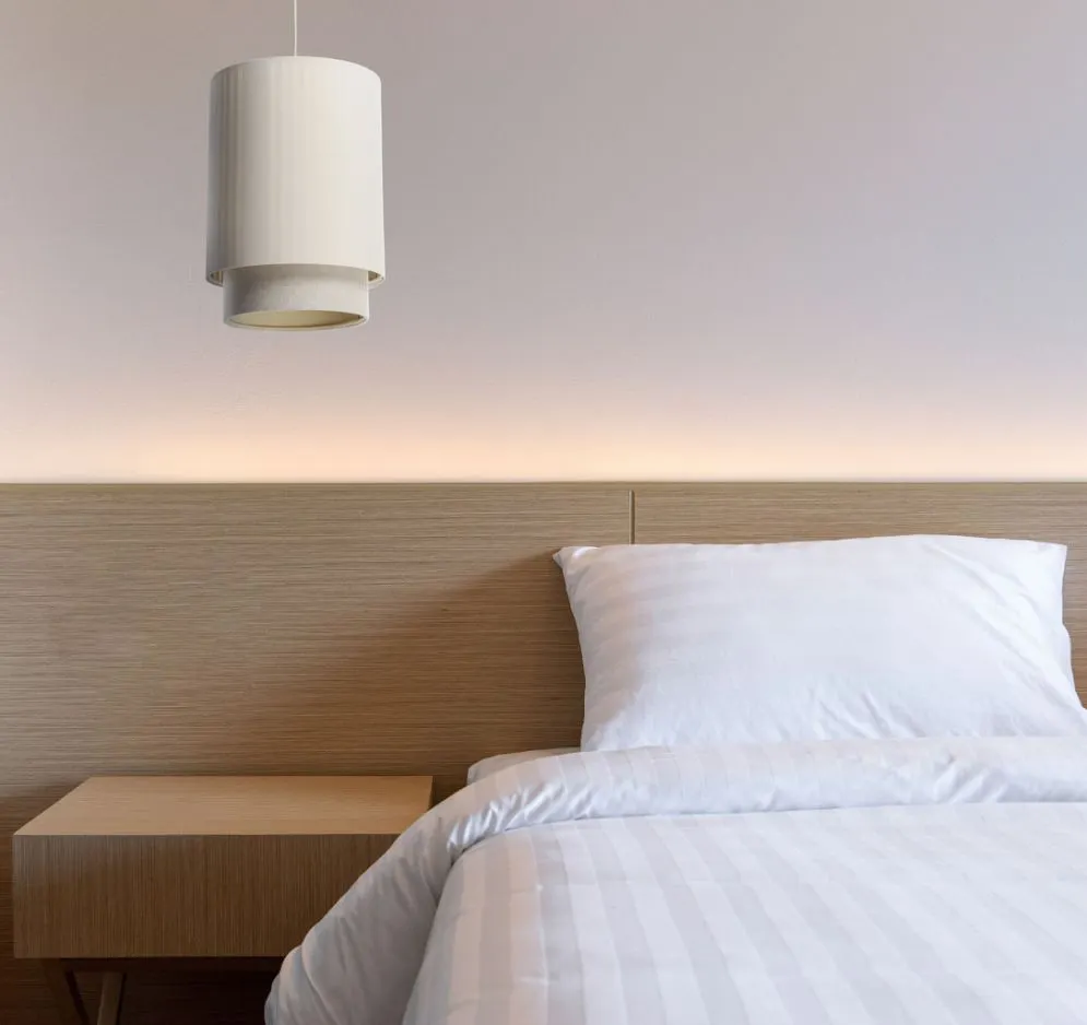 Lampa wisząca DUO LAMI LINE 25 kremowa/beżowa do salonu I sklep meblowy MIRAT.