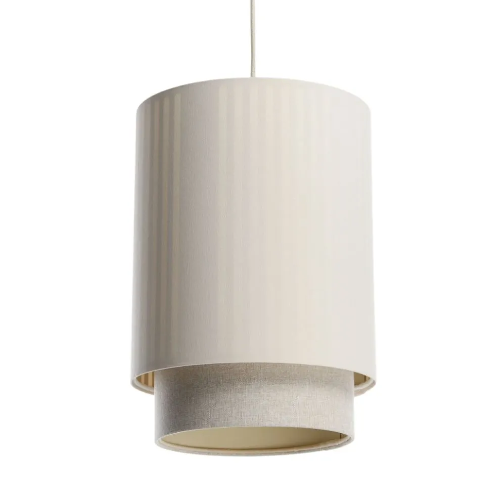 Lampa wisząca DUO LAMI LINE 25 kremowa/beżowa do salonu I sklep meblowy MIRAT.