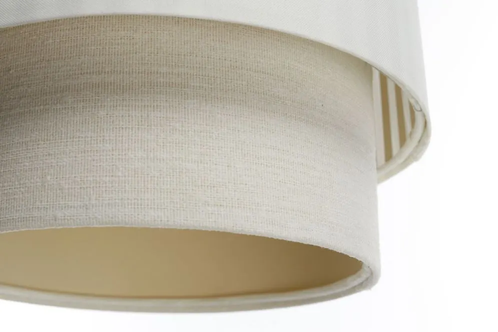 Lampa wisząca DUO LAMI LINE 25 biała/kremowa polskiej produkcji I sklep meblowy MIRAT.