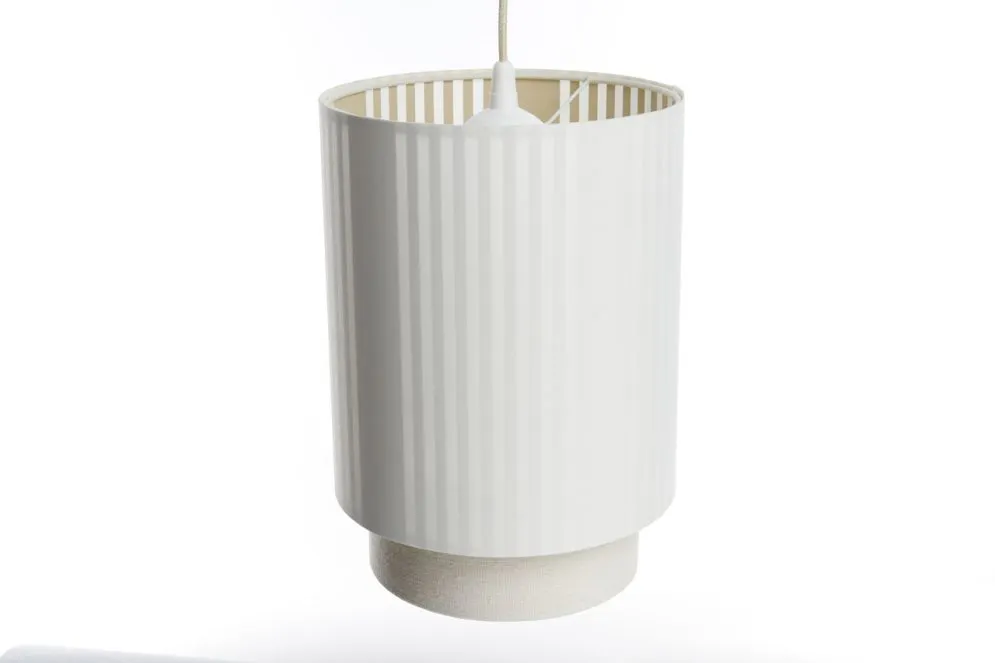 Lampa wisząca DUO LAMI LINE 25 biała/kremowa polskiej produkcji I sklep meblowy MIRAT.