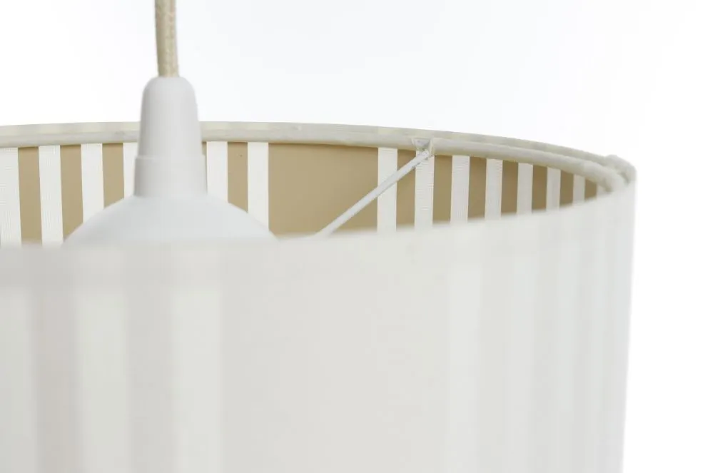 Lampa wisząca DUO LAMI LINE 25 biała/kremowa polskiej produkcji I sklep meblowy MIRAT.