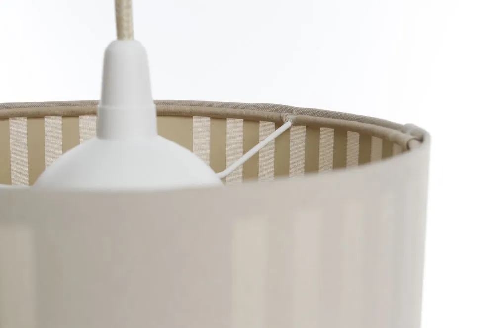 Lampa wisząca DUO LAMI LINE 20 kremowa/beżowa tuba I sklep meblowy MIRAT.