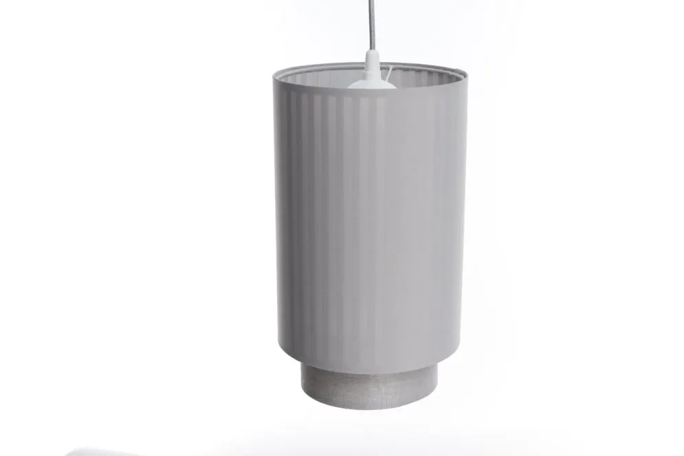 Lampa wisząca DUO LAMI LINE 20 szara dwuściankowa I sklep meblowy MIRAT.