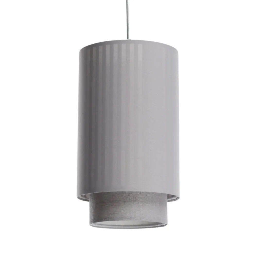 Lampa wisząca DUO LAMI LINE 20 szara dwuściankowa I sklep meblowy MIRAT.