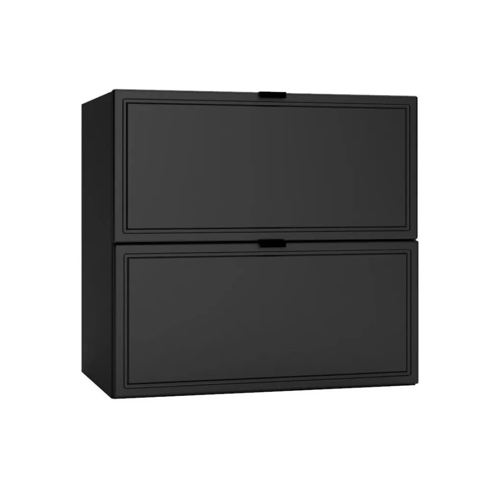 Szafka pod umywalkę ELODIE DUM60 S2 czarny mat loftowa I sklep meblowy MIRAT. styl LOFT kolekcja ELODIE