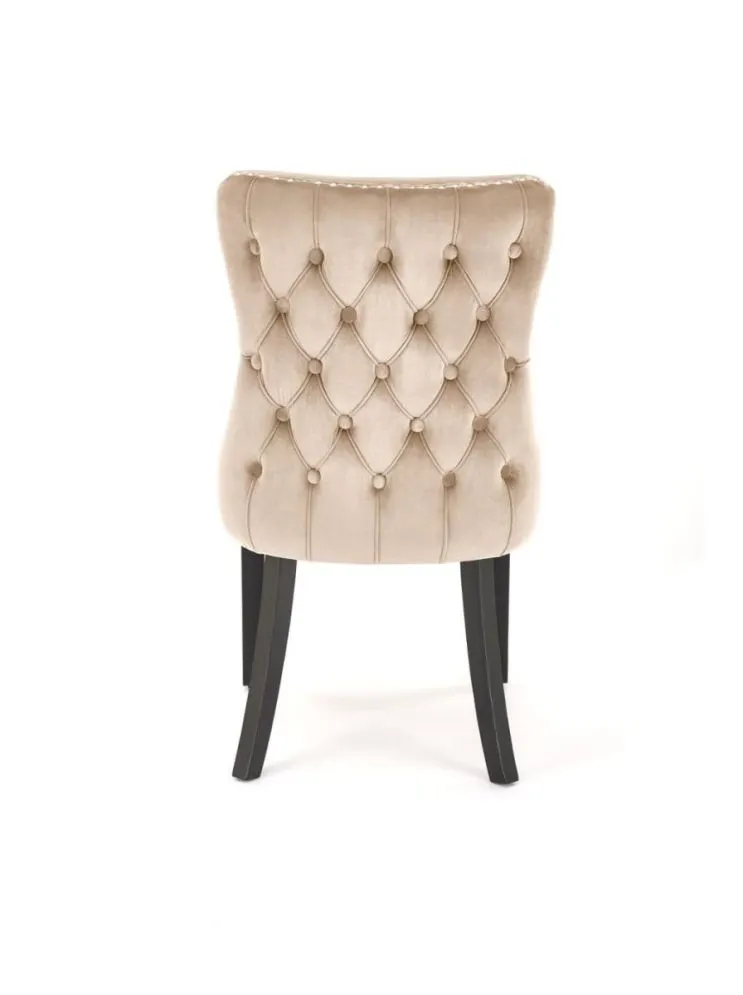 Krzesło tapicerowane ALDA beżowe glamour I sklep meblowy MIRAT. styl GLAMOUR