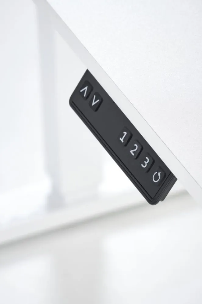 Biurko B53 białe z regulacją wysokości młodzieżowe I sklep meblowy MIRAT.